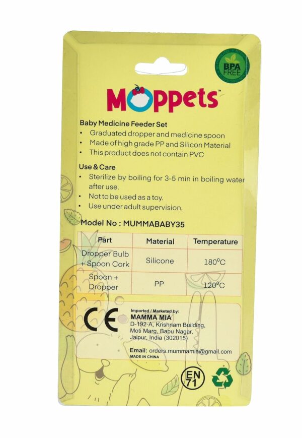 Baby Medicine Feeder Set with Graduated Dropper & Spoon - Image 5