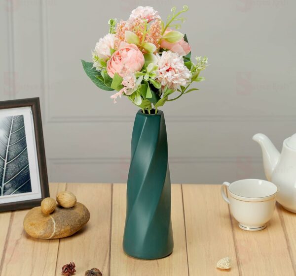 Artificial Multiflora Peach Roses - Home Decor & Gifts - Image 4