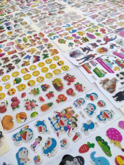 Cute 3D PVC Cartoon Stickers for Kids - 20 Sheets