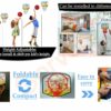 Portable Kids Basketball Set with Extra Ball - Indoor/Outdoor Fun