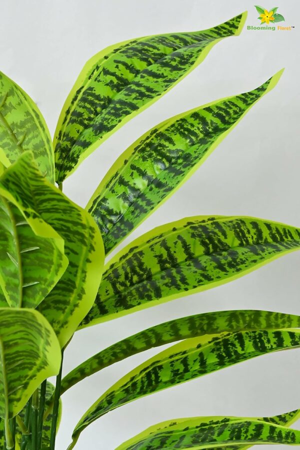 Artificial Snake Plant with Black Pot - 71.1 cm Tall, 26 Leaves - Image 2