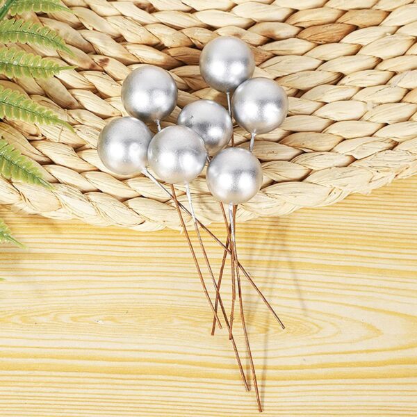 150 Pack Multicolour Artificial Holly Berries for Christmas Decor - Image 3
