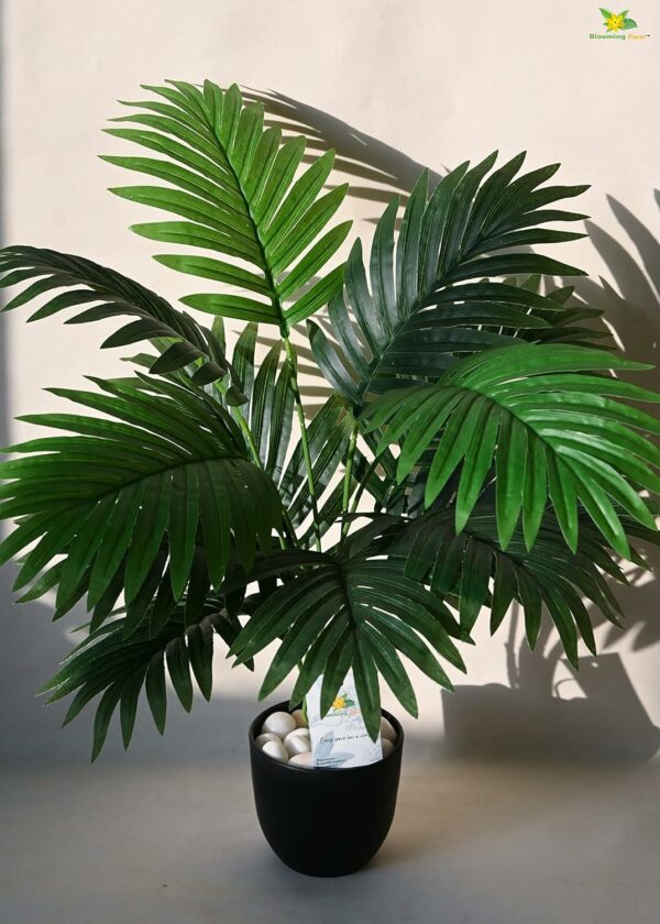 Artificial Areca Palm Plant - 58.4 cm Indoor Decor with Pot - Image 2