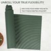 Eco-Friendly 6mm Anti Skid Yoga Mat - Army Green