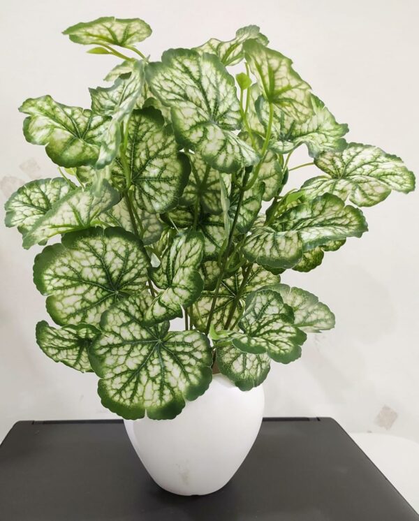 Natural Looking Artificial Money Plant Tree with Pot for Home and Office Decor