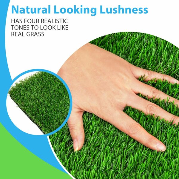 35MM Artificial Grass Carpet Mat for Balcony & Lawn - 6.5x7.5 Ft - Image 4
