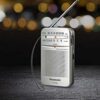 Ultra Portable AM FM Radio Speaker with Earphone & Strap