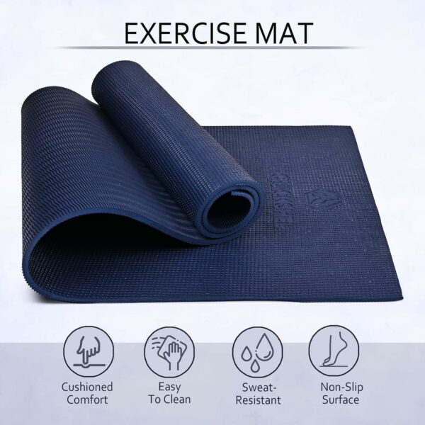 Extra Thick 8mm Yoga Mat - Non-Slip, Eco-Friendly, Lightweight - Image 3