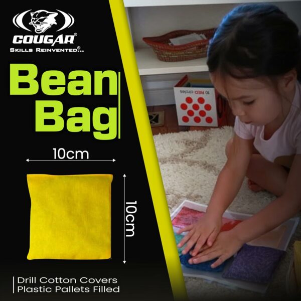 Mini Educational Cotton Bean Bags - Pack of 4 for Kids Fun - Image 2