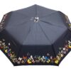 UV Protection Butterfly Border Print 3 Fold Umbrella