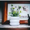 Lifelike Artificial Plants in Pots for Home Decor - Multicolor