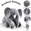 Big Size Elephant Plush Soft Toy for Kids - 60 cm Grey
