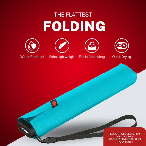 Ultra Light Windproof Manual Open Travel Umbrella - 90cm - Image 5