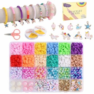 Unicorn Bracelet Making Kit for Girls - DIY Bead Set