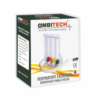 Respiratory 3 Ball Lung Exerciser Spirometer - Pack of 1