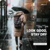 Premium 3-Fold Umbrella for Rain & Sun Protection - Portable & Windproof