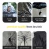 54-Inch Auto Open Umbrella for 2-4 People with UV Protection