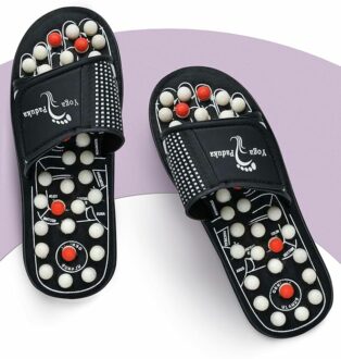 Acupressure Magnetic Therapy Slippers for Blood Circulation - Unisex