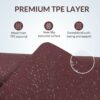 Eco-Friendly TPE Yoga Mat with Body Alignment Lines