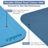 6mm Dual-Color Yoga Mat with Bag & Strap - Anti-Slip TPE