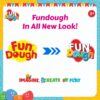 Fun Pack of 12 Colorful Dough Tubs for Kids 3+