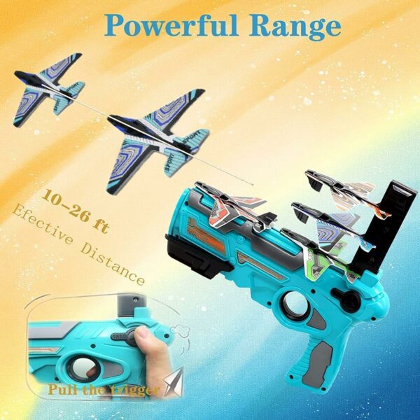 Graphene Airplane Launcher Gun - Safe Foam Glider Fun for Kids - Image 4