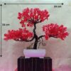 Faux Bonsai Plant with LED Light - 24cm Japanese Design