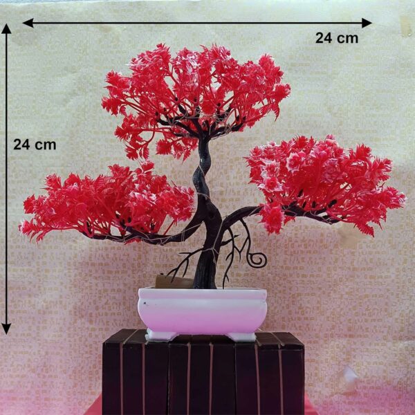 Faux Bonsai Plant with LED Light - 24cm Japanese Design - Image 3