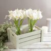 10 Pcs Artificial Calla Lily Flowers Bunch for Home Decor