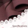 Eco-Friendly TPE Yoga Mat with Body Alignment Lines