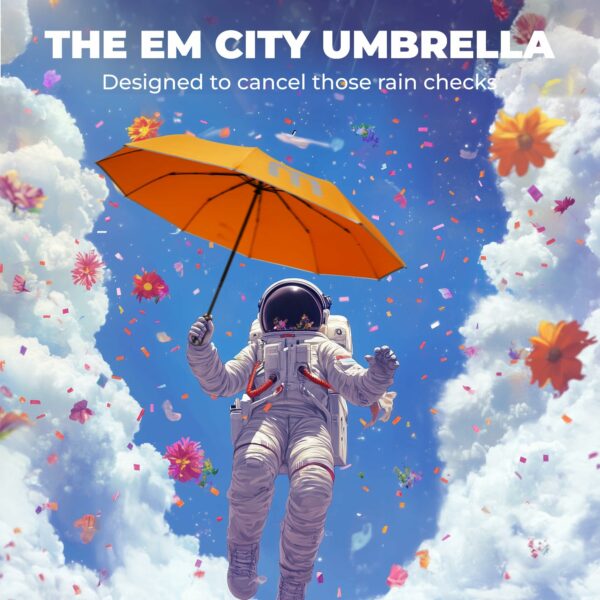 Em City Umbrella - UV Protection, Auto Open/Close, Windproof - Image 2