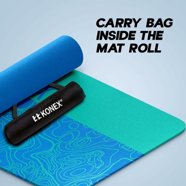 Premium 8mm TPE Yoga Mat with Carry Bag - Eco-Friendly & Anti-Slip - Image 5
