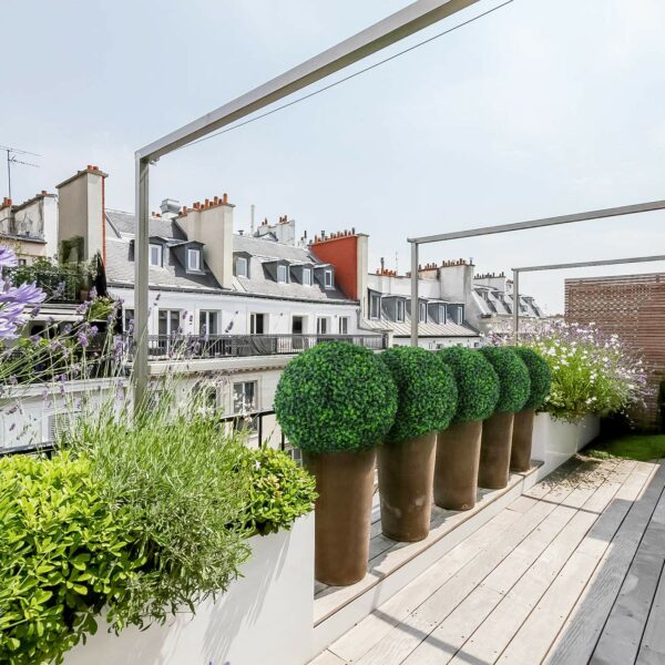 Hanging Artificial Plant Topiary Grass Dome Ball - Green - Image 6