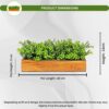 Realistic Artificial Gardenia Plant Bunch in Wood Planter