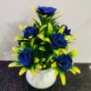 Artificial Flower Set of 4 - Durable Faux Plants for Home & Office Decor