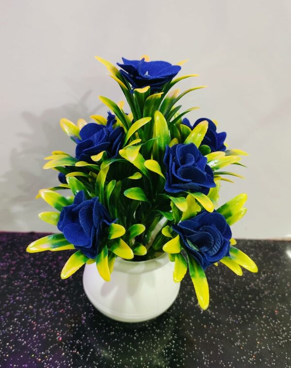 Artificial Flower Set of 4 - Durable Faux Plants for Home & Office Decor - Image 5
