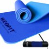 Eco-Friendly TPE Yoga Mat with Carry Bag - 2.5x6 Feet, 10mm Thick