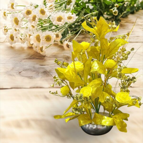 Beautiful Decorative Artificial Rose Flower Bouquet - 35cm - Image 5