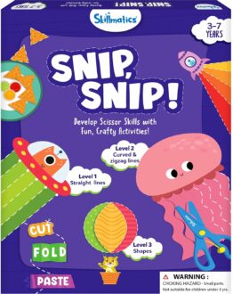 Scissor Skills Activity Book for Kids - 25 Fun Crafts & 2 Safe Scissors