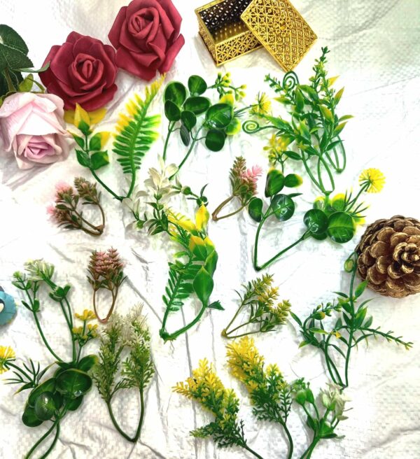 50 PCS Artificial Plants - Faux Flowers for Home & Garden - Image 4