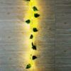 Artificial Money Plant & Hydrangea String Light for Home Decor