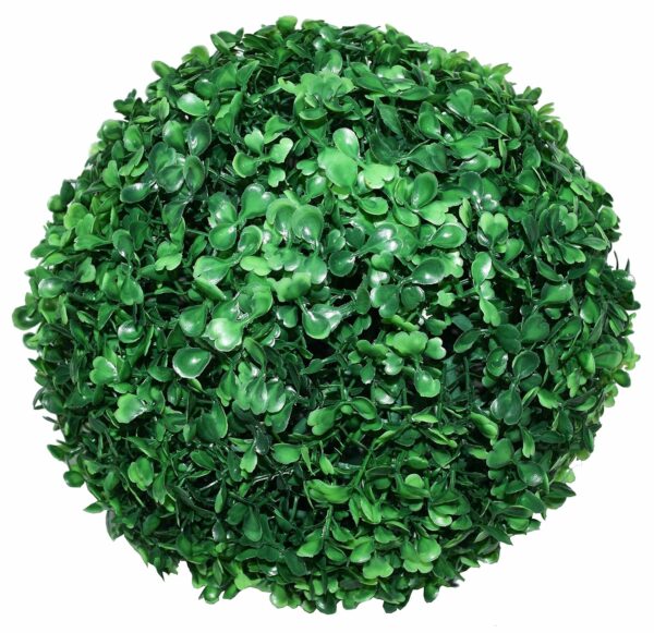 Artificial Eucalyptus Boxwood Topiary Grass Ball - 28 cm - Image 2