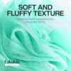 Luxury Bathing Loofah Pack of 2 - Aqua & Pink for Exfoliation