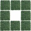 8PCS 20"x20" UV Protected Artificial Boxwood Panels for Indoor & Outdoor Use