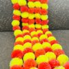 Artificial Marigold Flower Garlands - 5 Pcs for Home Decor