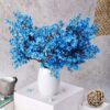 Artificial Baby's Breath Gypsophila Flowers - Blue Bouquet