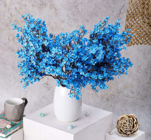 Artificial Baby's Breath Gypsophila Flowers - Blue Bouquet - Image 4