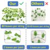 Artificial Ivy Garland with 80 Leaves - 6 Pcs Greenery Decor
