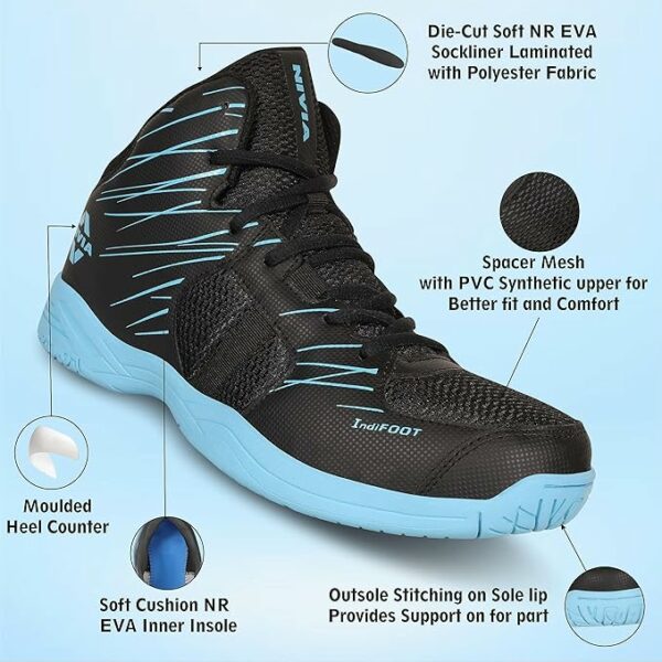 Basketball Shoes for Men with Soft Cushion EVA Insole - Image 2