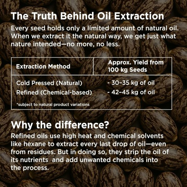 Organic Cold Pressed Castor Oil - 500ml Multi-Purpose Beauty Essential - Image 6